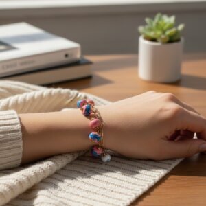 bracciale-donna-grottega-handmade-maiolica-rosa-corallo