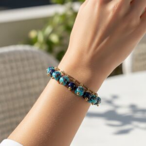 bracciale-donna-grottega-handmade-maiolica-tiffany-marrone