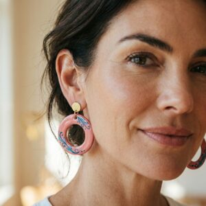 orecchini-earrings-grottega-laterza-puglia-ceramic-cerchio-warm-pink