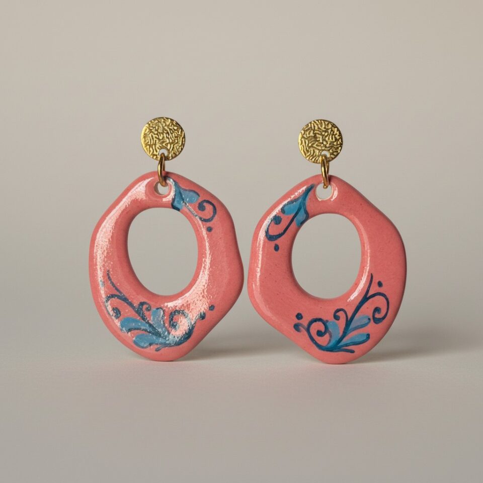 orecchini-earrings-grottega-laterza-puglia-ceramic-organico-warm-pink-