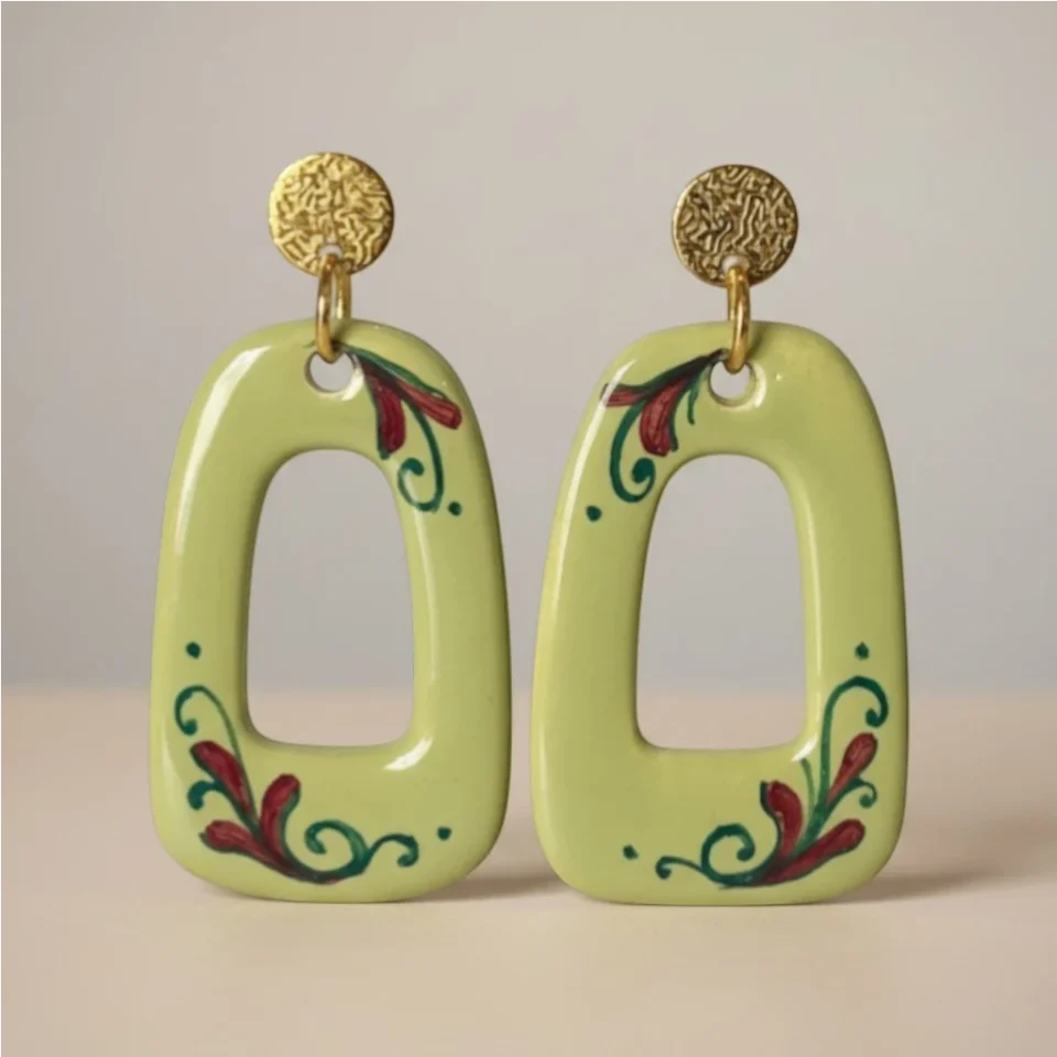 orecchini-earrings-grottega-laterza-puglia-ceramic-rettangolo-verde-pistacchio