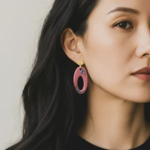 orecchini-earrings-grottega-laterza-puglia-ceramic-ovale-warm-pink
